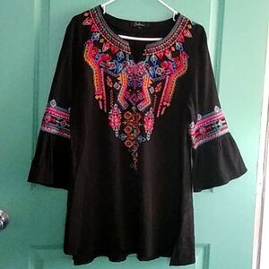 Caleooa blouse sz L
